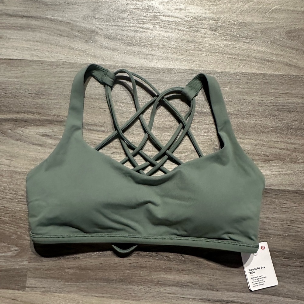 lululemon athletica Green Sports Bra